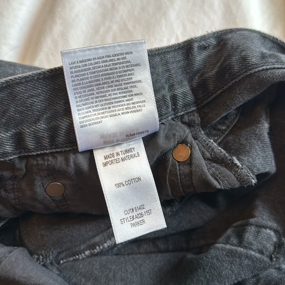 AGOLDE “Parker” shorts, size 26, faded black - Picture 4 of 4